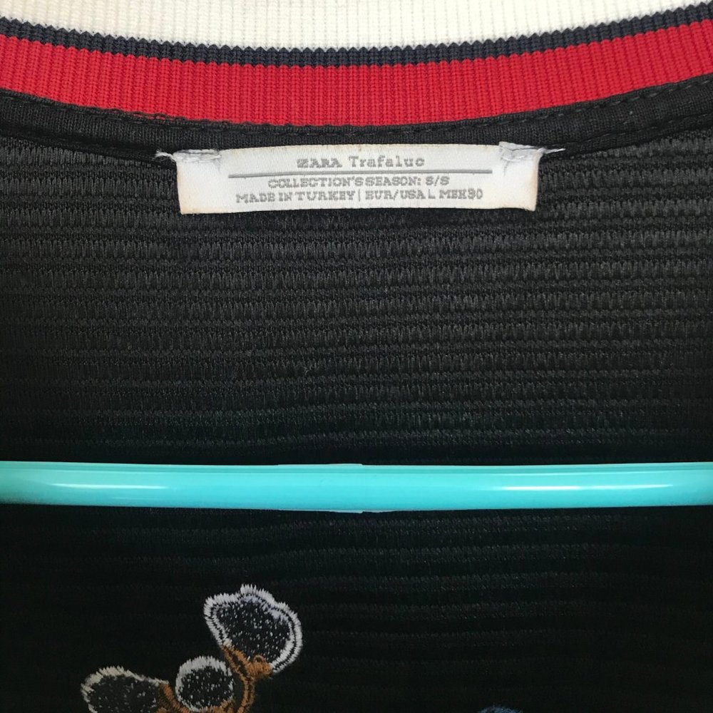 Zara Women's Cherry Blossom Bomber Jacket (Large) - Picture 3 of 3